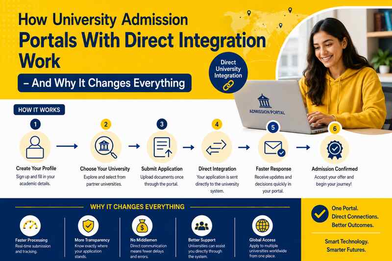 How University Admission Portals With Direct Integration Work - And Why It Changes Everything