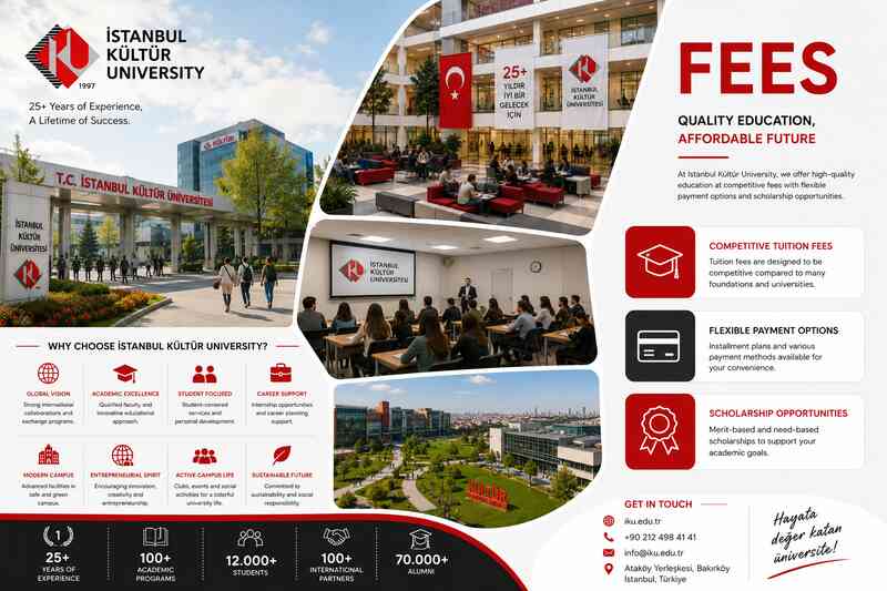 Istanbul Kultur University Fees for International Students 2026 – Programs, Costs & Overview