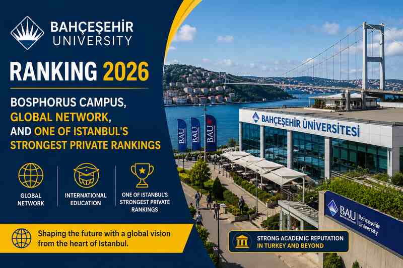 Bahcesehir University Ranking 2026: Bosphorus Campus, Global Network, and One of Istanbul's Strongest Private Rankings