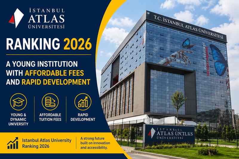 Istanbul Atlas University Ranking 2026: A Young Institution With Affordable Fees and Rapid Development
