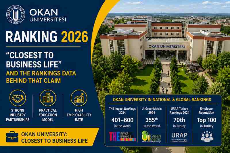 Okan University Ranking 2026: "Closest to Business Life" — and the Rankings Data Behind That Claim