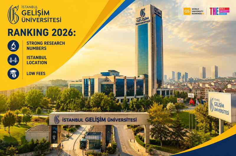 Istanbul Gelisim University Ranking 2026: Strong Research Numbers, Istanbul Location, Low Fees