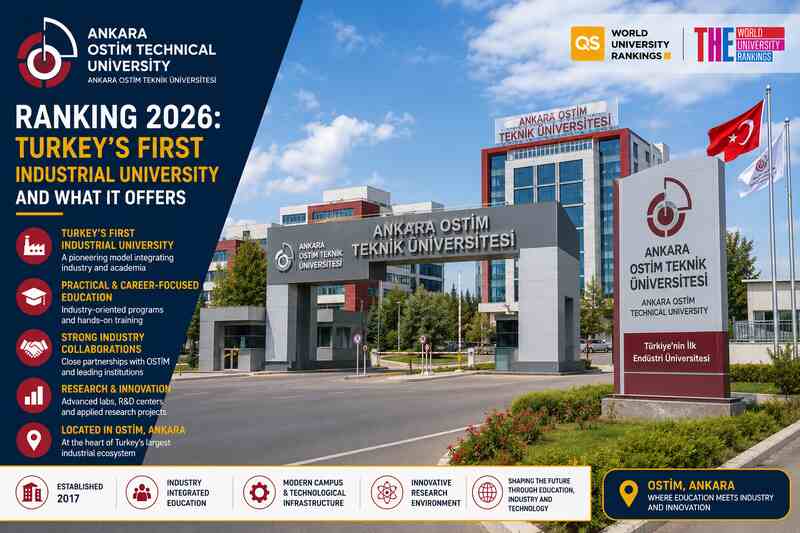 Ankara Ostim Technical University Ranking 2026: Turkey's First Industrial University and What It Offers