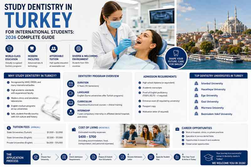 Study Dentistry in Turkey for International Students: 2026 Complete Guide