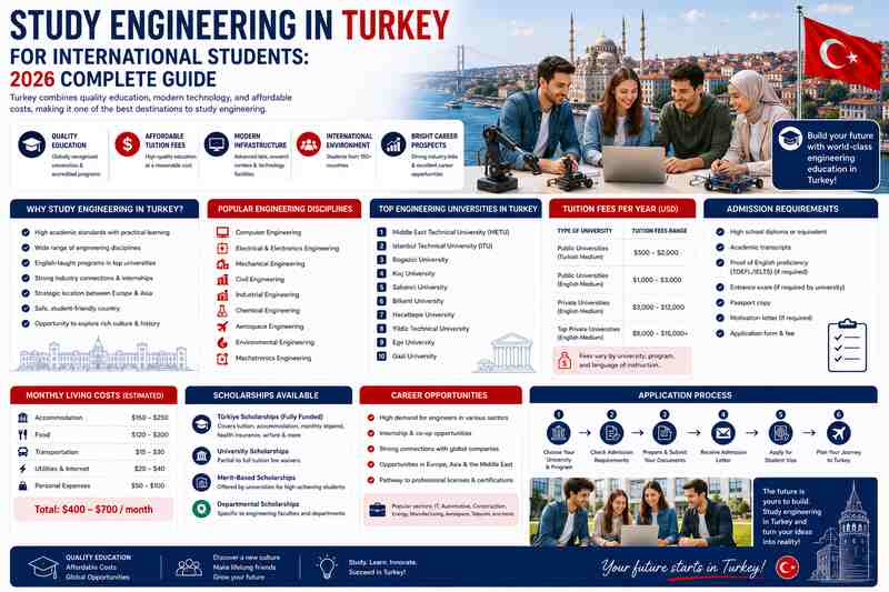 Study Engineering in Turkey for International Students: 2026 Complete Guide