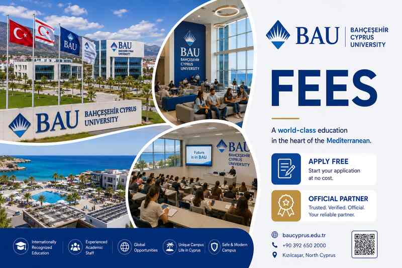 Bahcesehir Cyprus University Fees for International Students 2026 – Programs, Costs & Overview